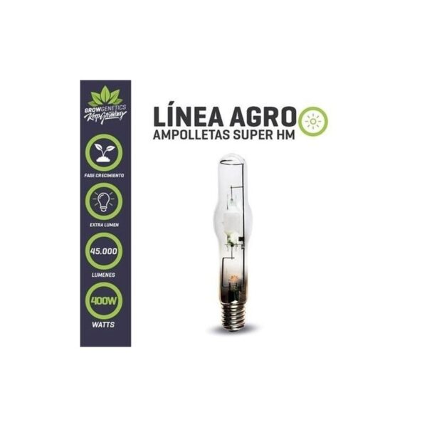Foco 250W Haluro Extra Lumen – Grow Genetics